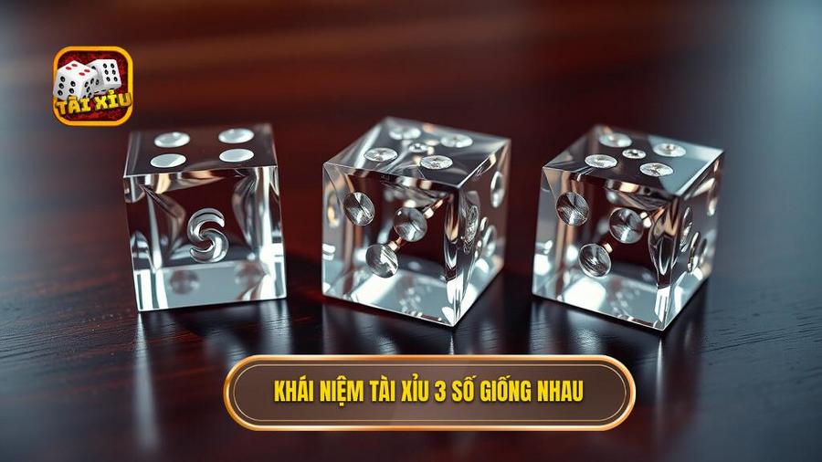 Khái niệm tài xỉu 3 số giống nhau